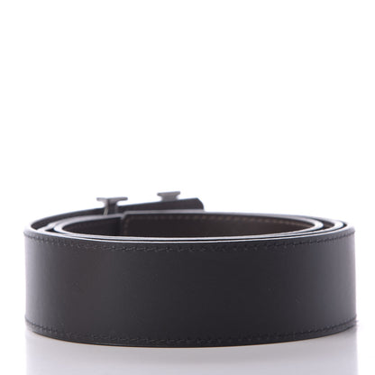 Louis Vuitton 40mm LV Initiales Belt 100 40 Dark Brown Black 2 of 5
