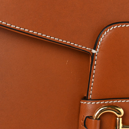Gucci Calfskin Horsebit 1955 Shoulder Bag Tan 11 of 12