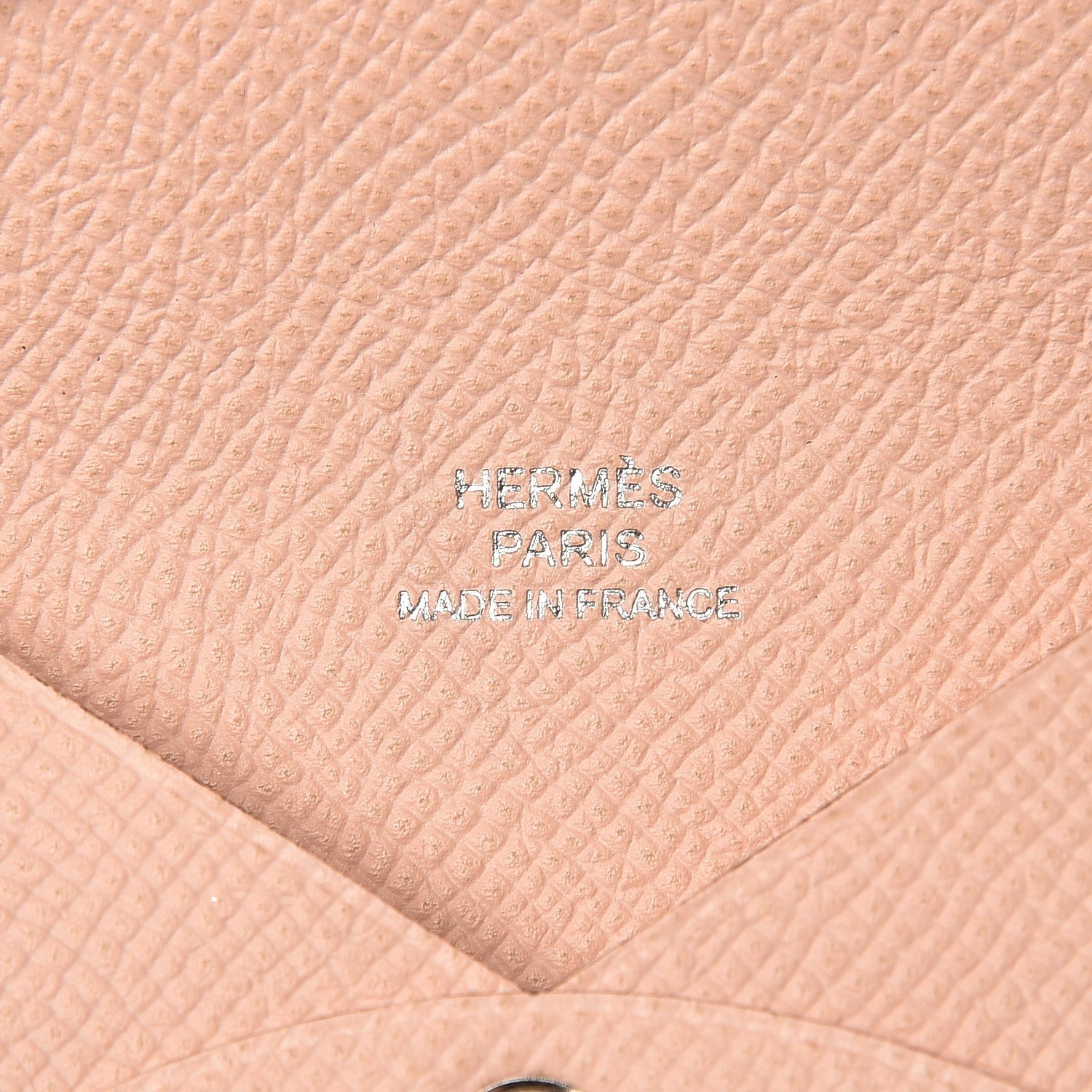 Hermes Epsom Calvi Card Case Rose Eglantine 6 of 6