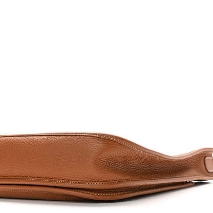 Hermes Taurillon Clemence Evelyne III PM Gold 9 of 9