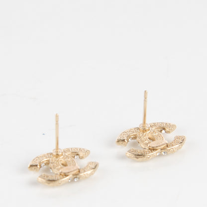 Chanel Pearl CC Earrings Gold 3 of 5
