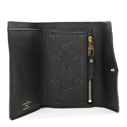 Louis Vuitton Empreinte Compact Curieuse Wallet Black 5 of 9