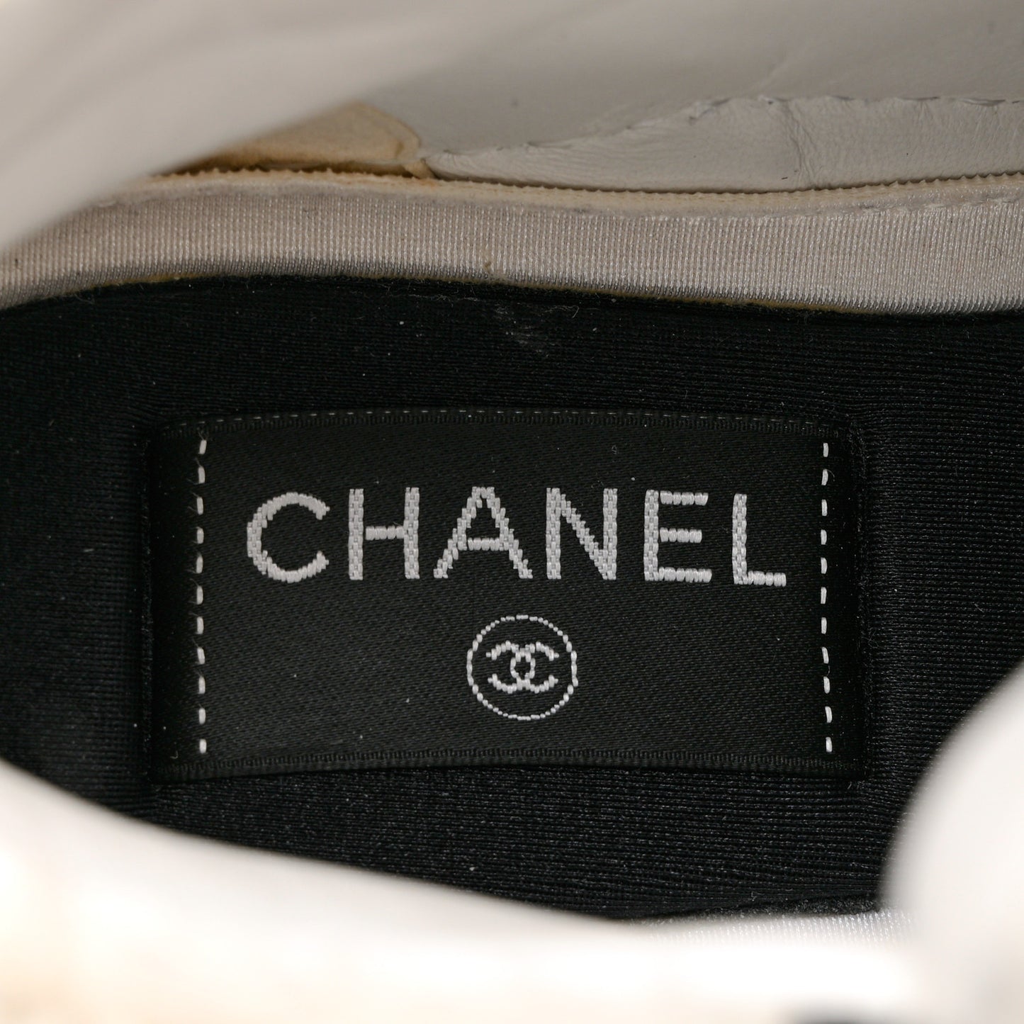 Shearling Suede CC High Top Sneakers 36 Black White