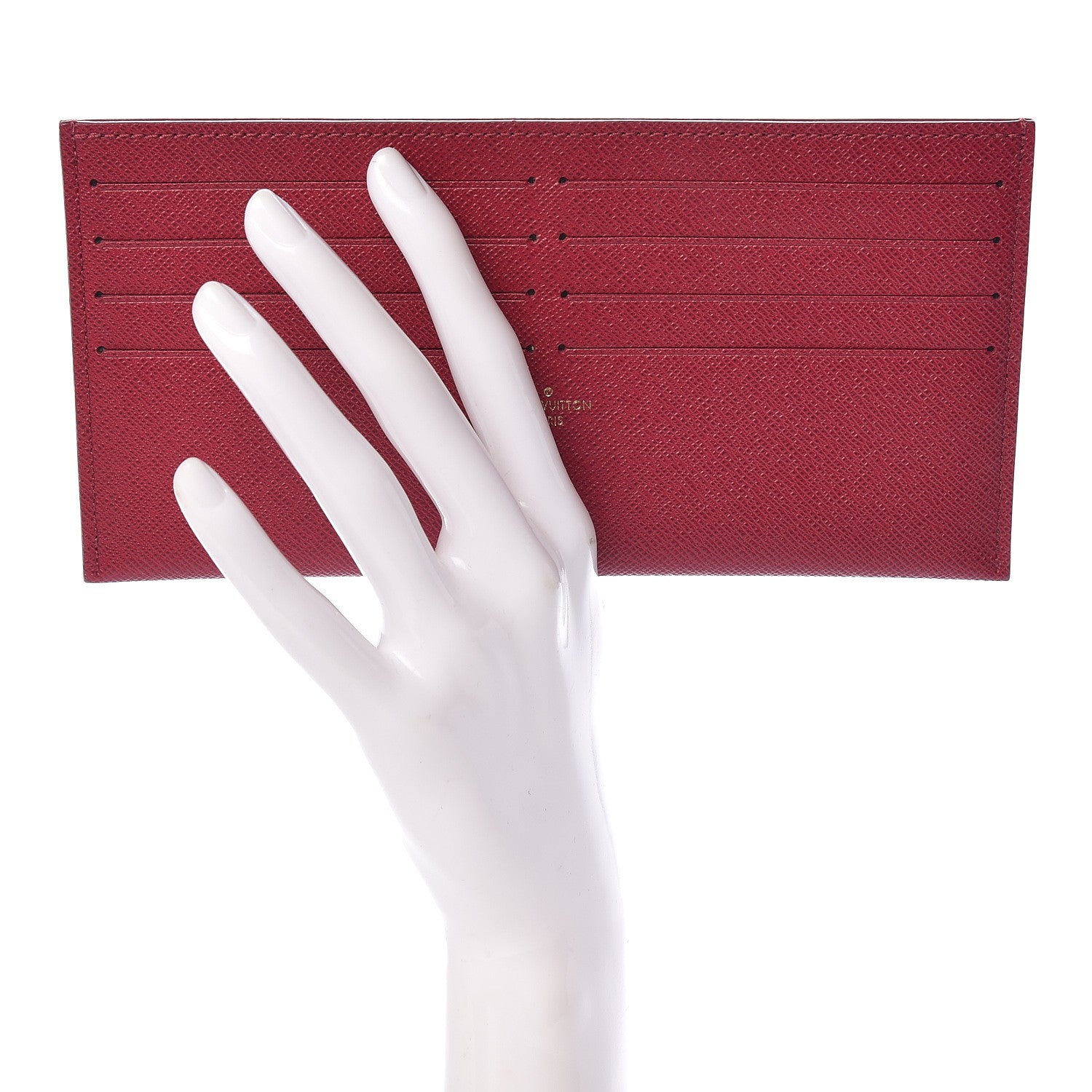 Louis Vuitton Calfskin Felicie Card Holder Insert Fuchsia 2 of 6