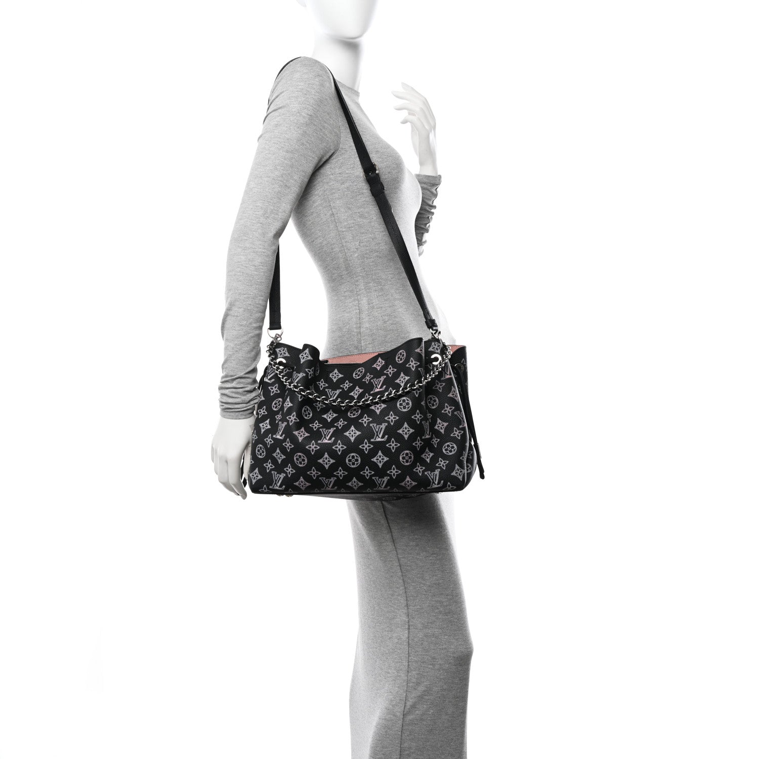 Louis Vuitton Mahina Flight Mode Bella Tote Black 2 of 11