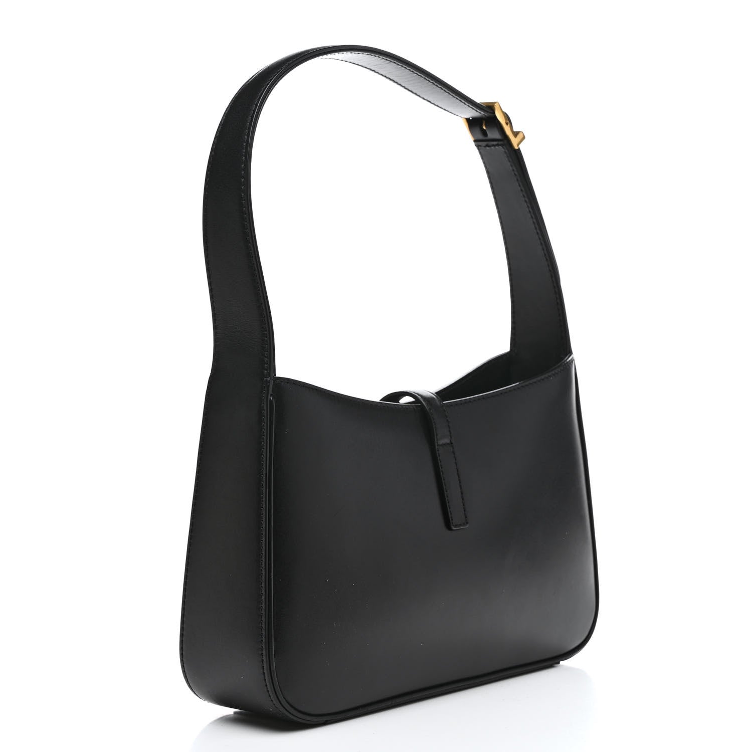 Saint Laurent Smooth Calfskin Le 5 A 7 Hobo Black 2 of 11