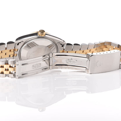 Rolex Stainless Steel 18K Yellow Gold Diamond 31mm Oyster Perpetual Datejust Watch Champagne 68273 6 of 7