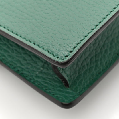 Gucci Calfskin Super Mini Dionysus Shoulder Bag Emerald 10 of 12