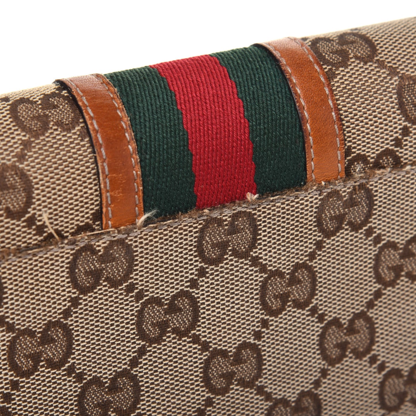 Monogram Vintage Web Continental Wallet Tobacco
