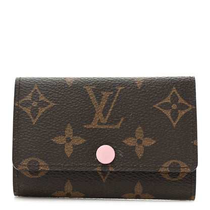 Louis Vuitton Monogram Multicles 6 Key Holder Rose Ballerine 1 of 12