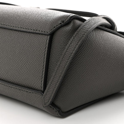 Celine Grained Calfskin Pico Belt Bag Grey 9 of 9
