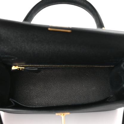 Hermes Epsom Kelly Sellier 25 Black 5 of 11