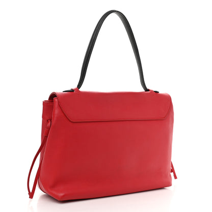 Louis Vuitton Calfskin Lockme MM Rouge 3 of 15