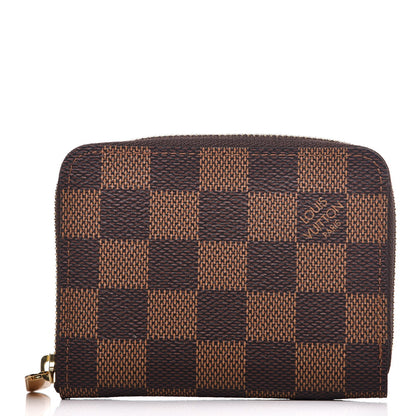 Louis Vuitton Damier Ebene Zippy Coin Purse 1 of 8