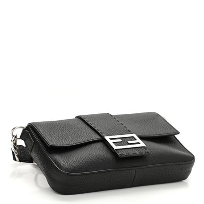 Fendi Cuoio Romano Selleria Belt Baguette Bag Black 4 of 9
