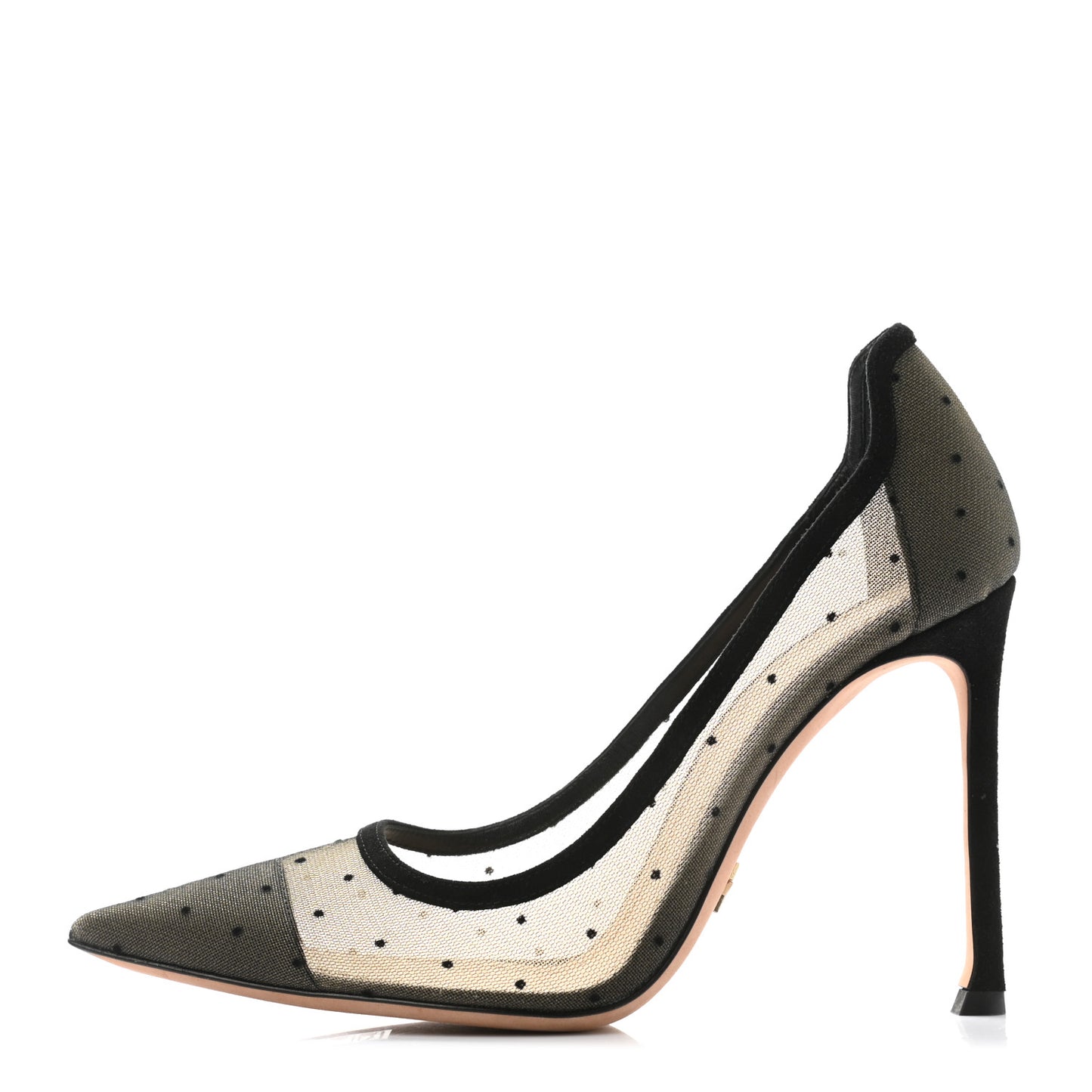 Mesh Plumetis Tulle D-Moi Pumps 37.5 Black