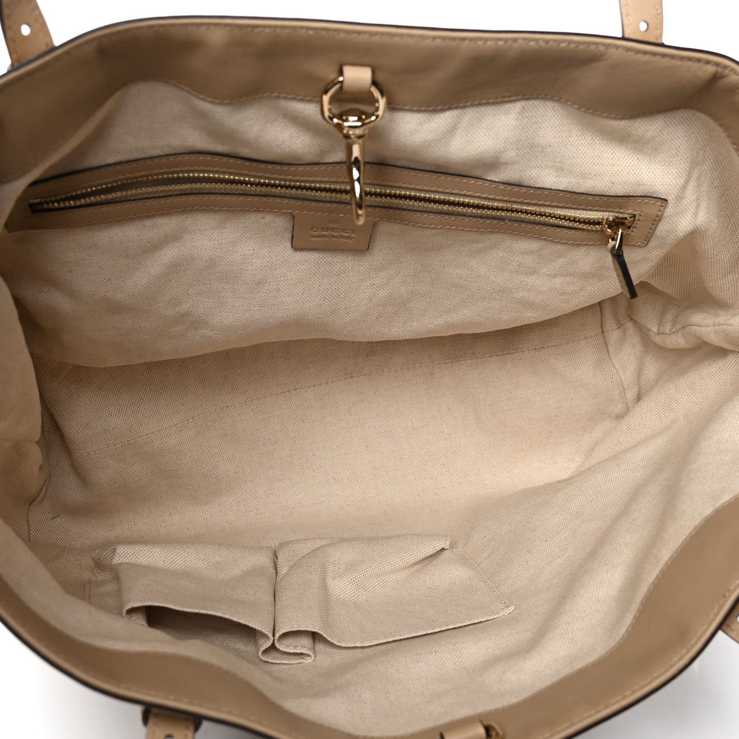GG Supreme Monogram Medium Nice Tote Beige