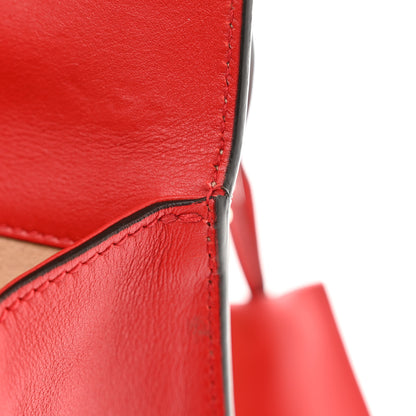 Gucci GG Supreme Monogram Apple Small Padlock Shoulder Bag Beige Multicolor Lobster Red 11 of 13