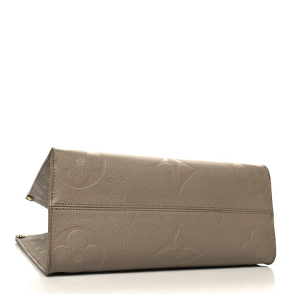 Louis Vuitton Empreinte Monogram Giant Onthego MM Tourterelle 4 of 12