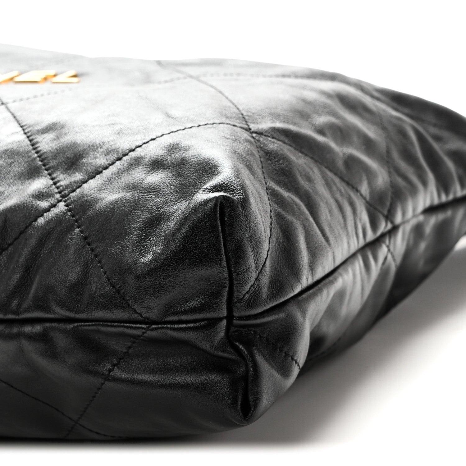 Chanel Shiny Calfskin Quilted Chanel 22 Black 11 of 11