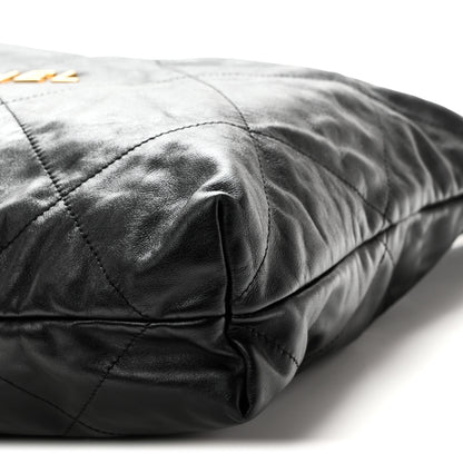 Chanel Shiny Calfskin Quilted Chanel 22 Black 11 of 11