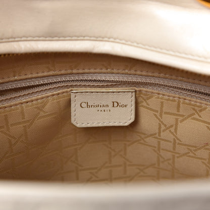 Christian Dior Lambskin Cannage Large Lady Dior Light Beige 8 of 10
