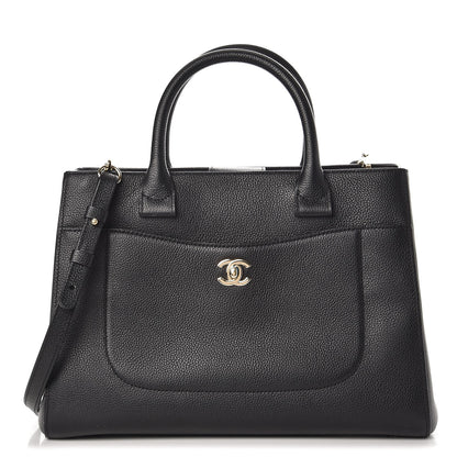 Chanel Grained Calfskin Small Neo Executive Shopper Tote Black 1 of 9
