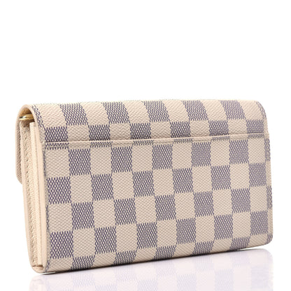 Louis Vuitton Damier Azur Sarah Wallet NM 3 of 10