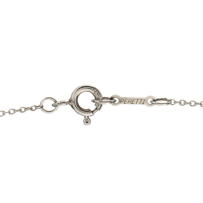 Tiffany Sterling Silver 12mm Elsa Peretti Bean Pendant Necklace 4 of 5