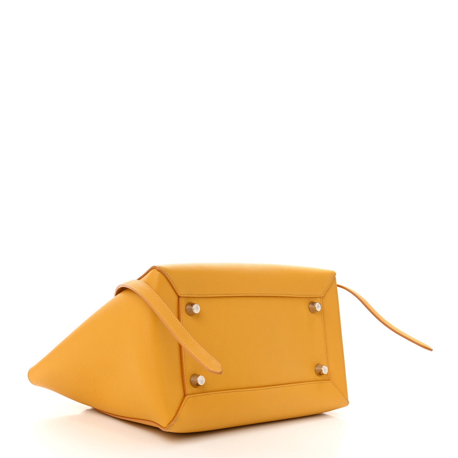 Celine Grained Calfskin Small Belt Bag Sun Yellow 4 of 13