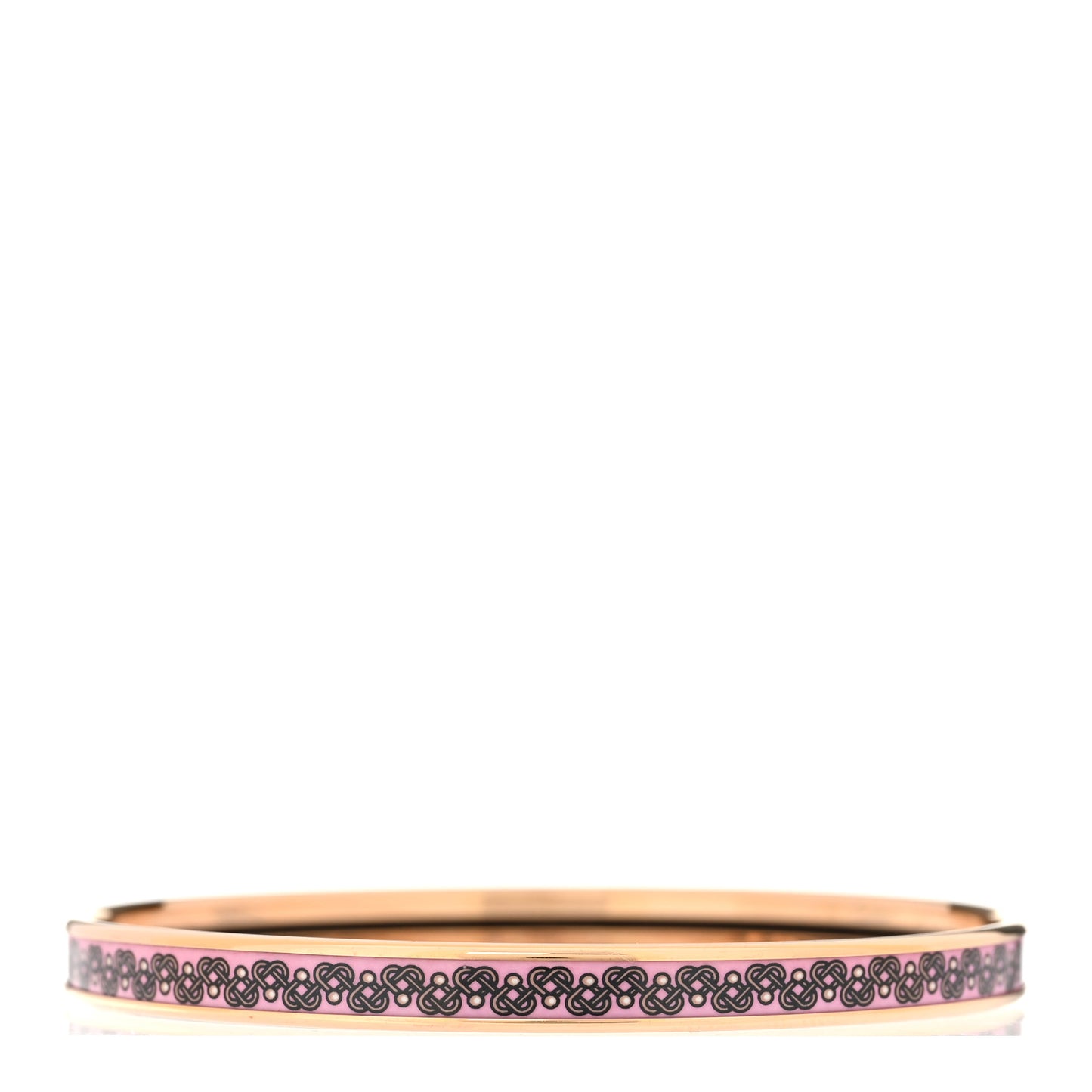 Enamel Printed Petits Coeurs Extra Narrow Bracelet 70 Aube