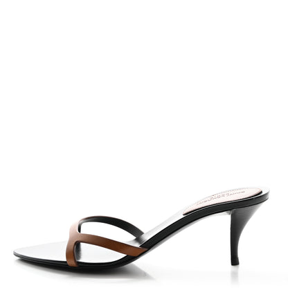 Saint Laurent Calfskin Carla 60 Mule Sandals 37 Cuoio 1 of 8