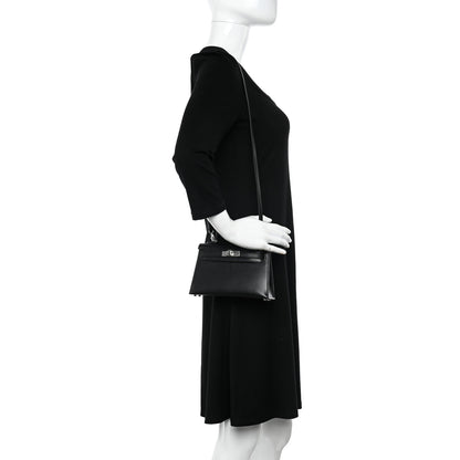 Hermes Chevre Chamkila Mini Kelly Sellier 20 Black 3 of 11