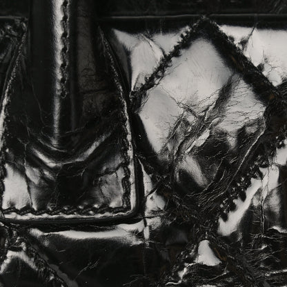 Chanel Glazed Calfskin Quilted Large New Portobello Tote Black 11 of 16