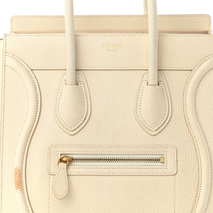 Celine Goatskin Micro Luggage White 7 of 18