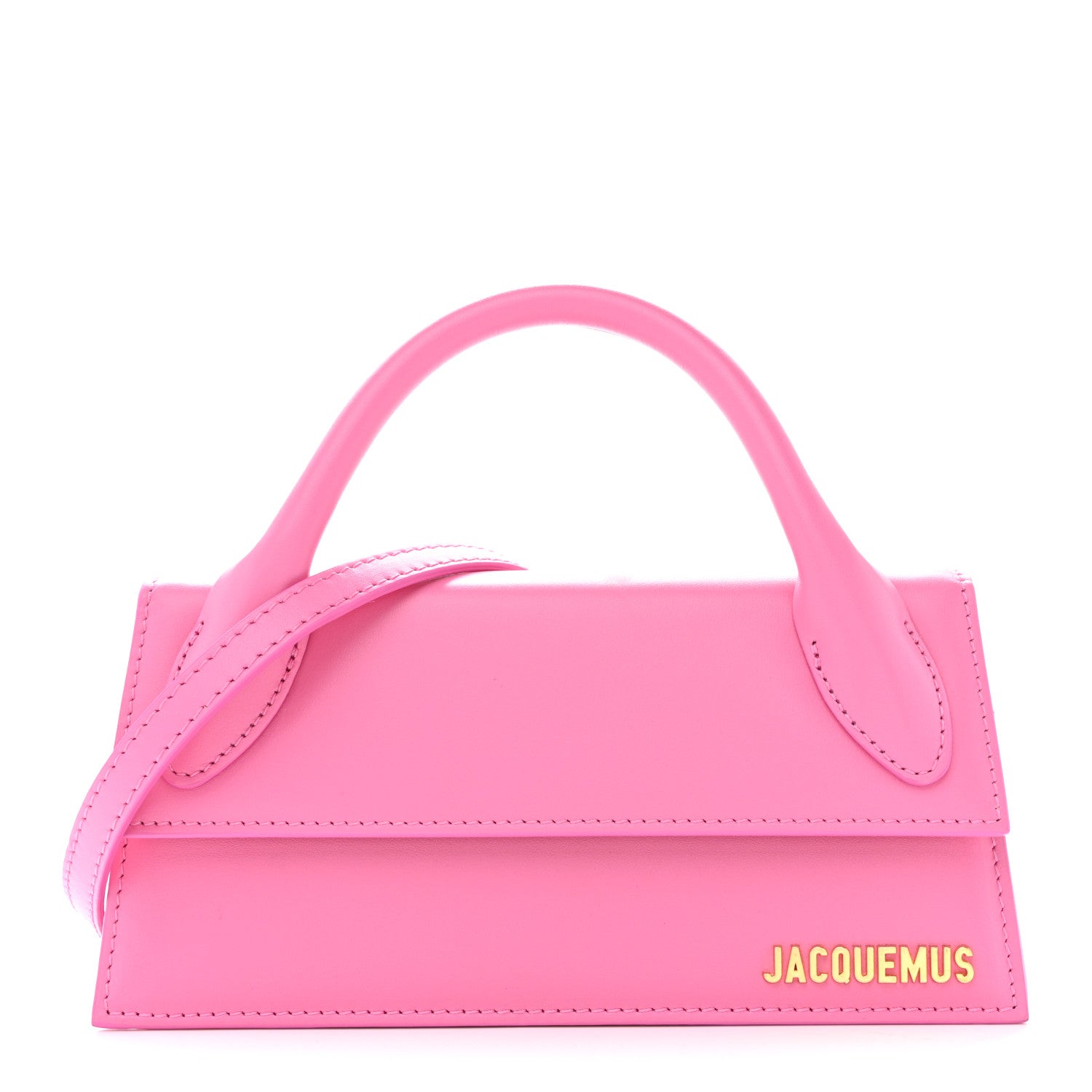 Jacquemus Smooth Calfskin Le Chiquito Long Pink 1 of 9