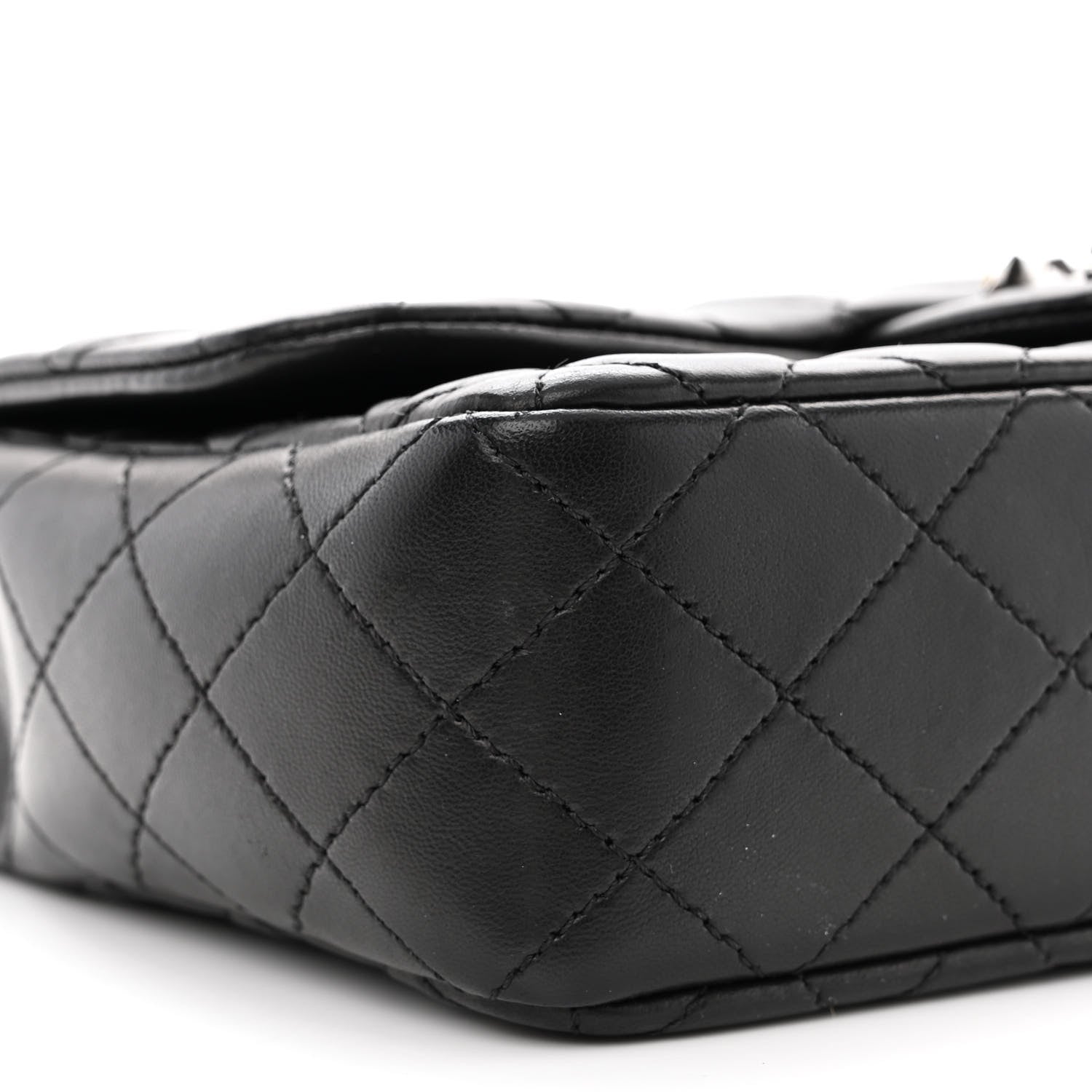 Chanel Lambskin Quilted Medium Westminster Pearl Flap Black 8 of 10