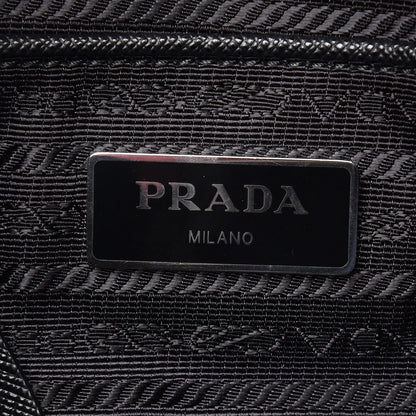 Prada Nylon New Vela Studded Messenger Black Fuoco 6 of 8