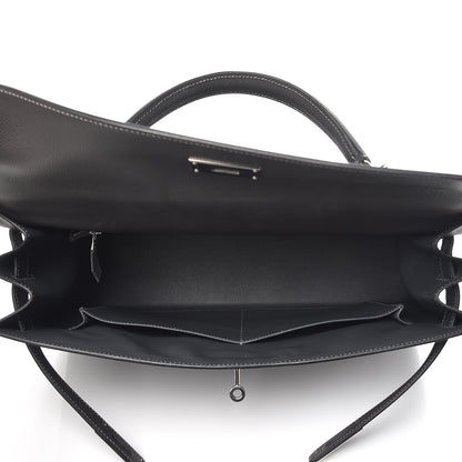 Hermes Epsom Kelly Sellier 40 Graphite 8 of 37