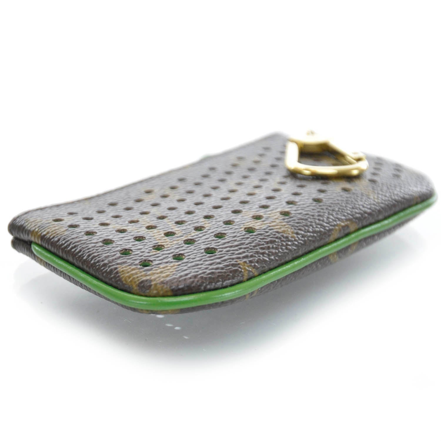 Louis Vuitton Monogram Perforated Key Pouch Green 3 of 6