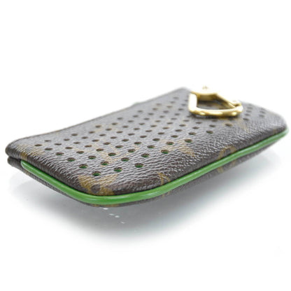 Louis Vuitton Monogram Perforated Key Pouch Green 3 of 6