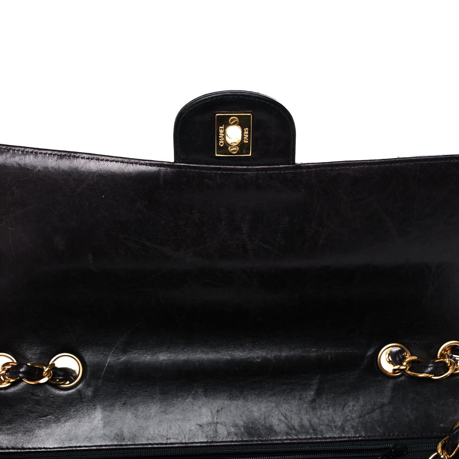 Chanel Lambskin Jumbo Single Flap Dark Brown 14 of 19
