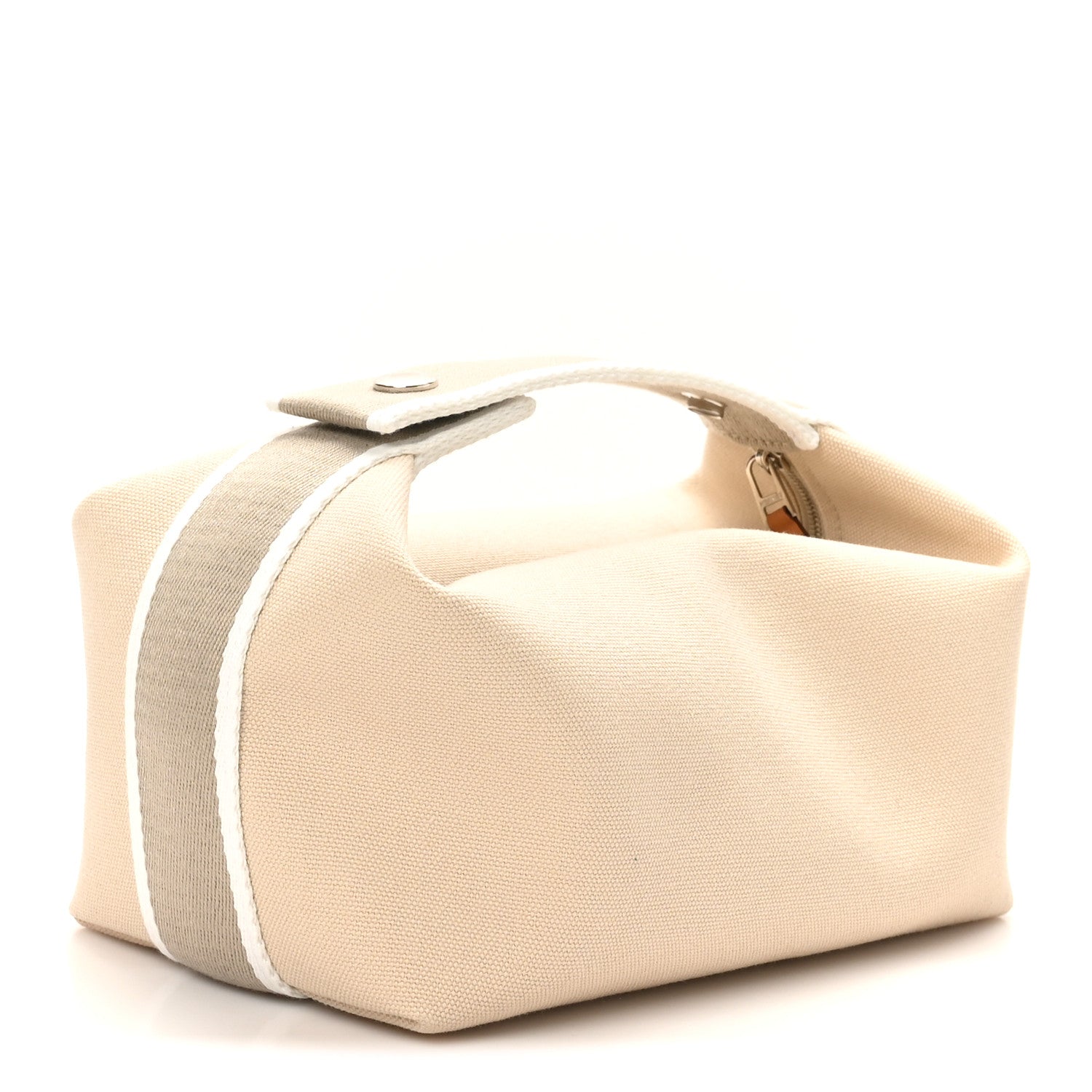 Hermes Canvas Small Bride-A-Brac Pouch Natural 3 of 9