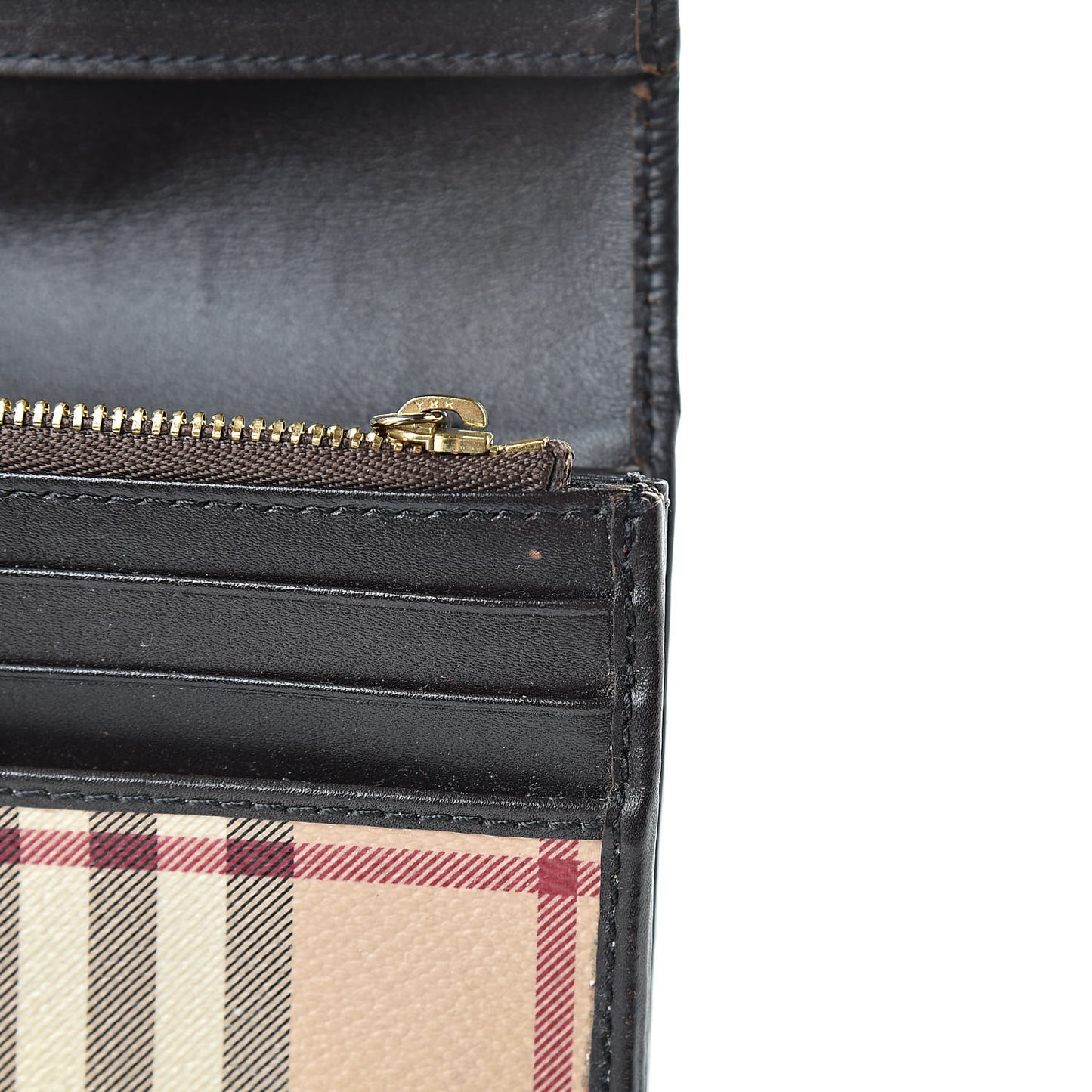 Haymarket Check Penrose Continental Wallet Chocolate