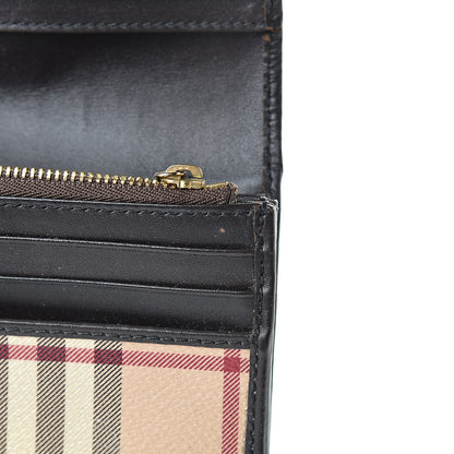 Burberry Haymarket Check Penrose Continental Wallet Chocolate 8 of 15