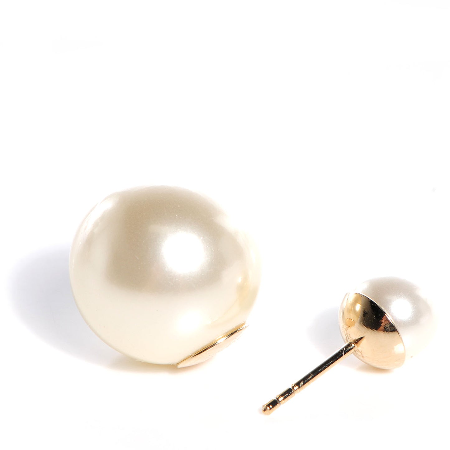 Mise En Dior Tribal Earrings Cream