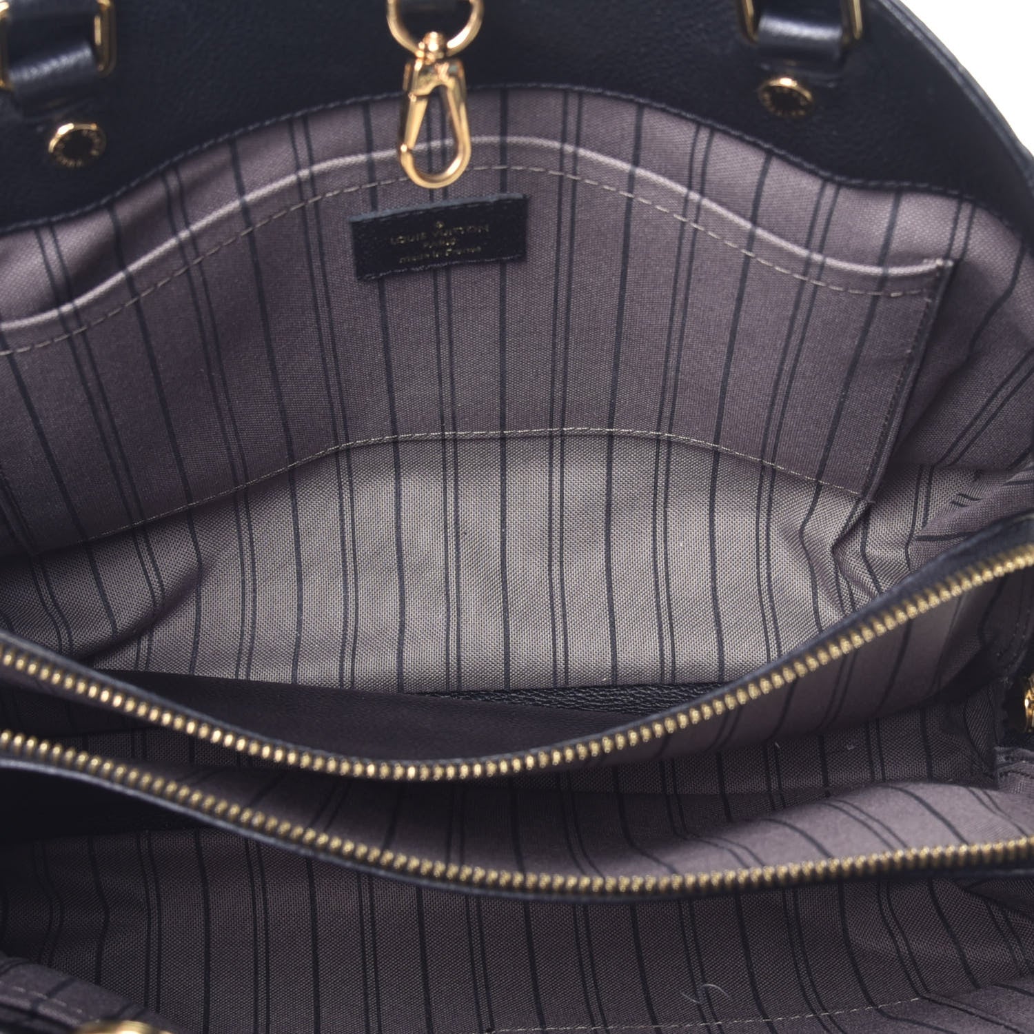 Louis Vuitton Empreinte Montaigne MM Black 6 of 9