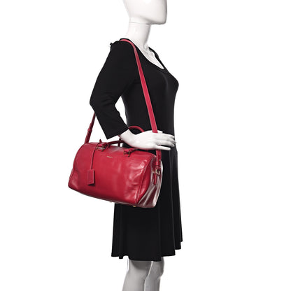 Saint Laurent Calfskin Classic Duffle 6 Fuchsia 2 of 12
