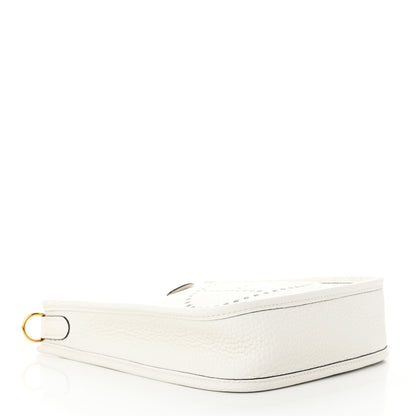 Hermes Taurillon Clemence Amazone Evelyne TPM New White 4 of 11