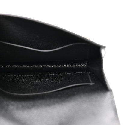 Hermes Chevre Mysore Roulis Slim Wallet Black 5 of 7